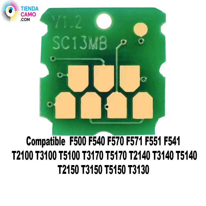 Chip de caja de mantenimiento C13S210057 para Epson F500 F570 F571 F551 F540 T2100 T3100 T3170 T3170X T5170 T2150 T3150 T5150 2140 T3140