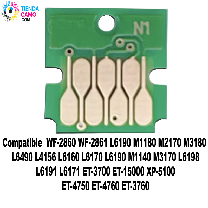 Chip de caja de mantenimiento T04D1 para Epson WF-2860 WF-2861 L6190 M1180 M2170 M3180 L6490 L4156 L6160 L6170 L6190 M1140 M3170 L6198 L6191 L6171 ET-3700 ET-15000 XP-5100 ET-4750 ET-4760 ET-3760