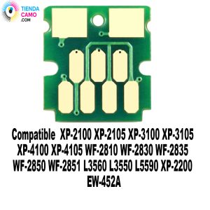Chip de caja de mantenimiento XP-2100 XP-2105 XP-3100 XP-3105 XP-4100 XP-4105 WF-2810 WF-2830 WF-2835 WF-2850 WF-2851 L3560 L3550 L5590 XP-2200 EW-452A